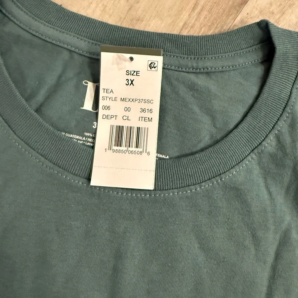 Universal Thread Floral Graphic Tee Green 3X NWT - Picture 2 of 4